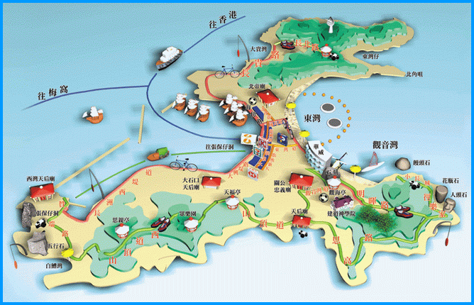 觀音灣泳灘位置