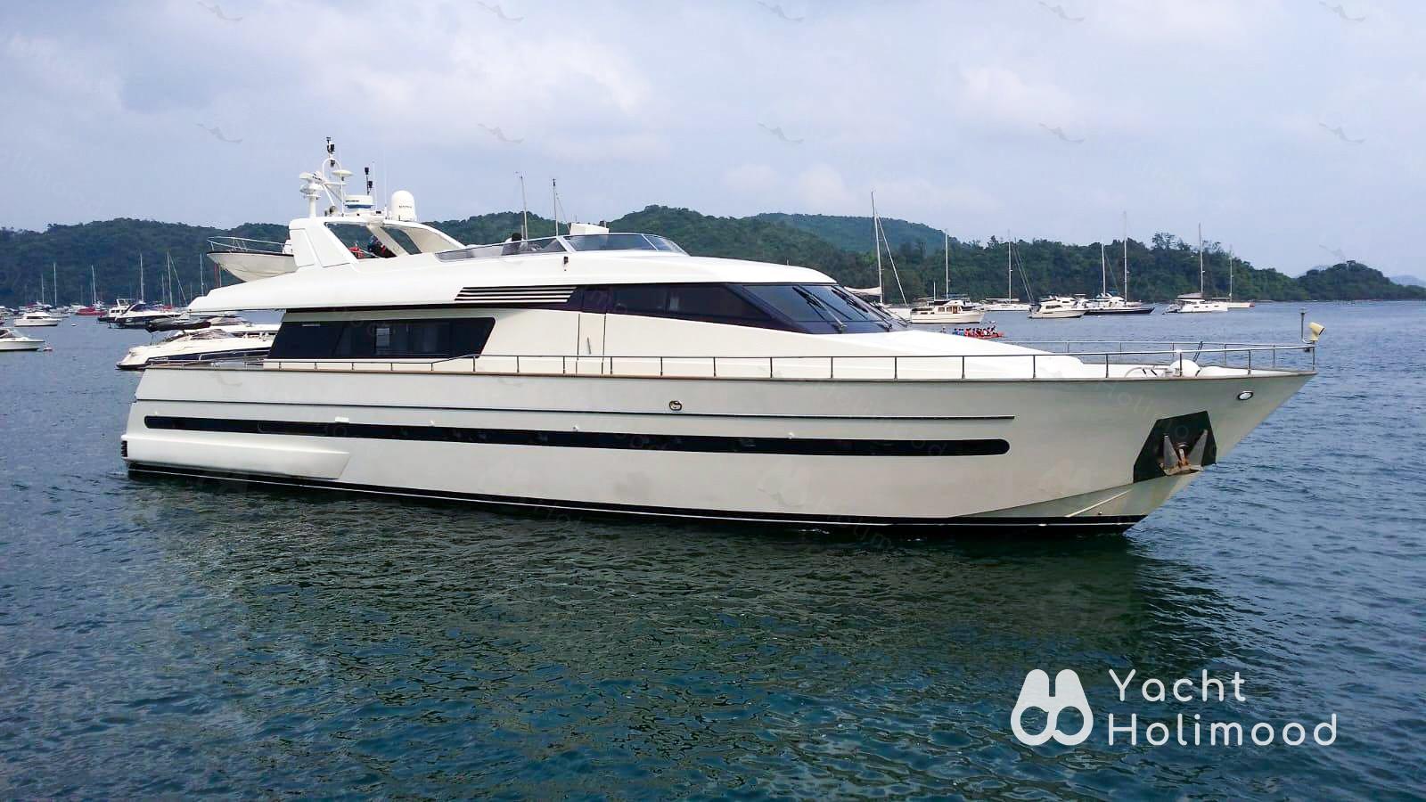 ES01 西貢意大利遊艇 Sanlorenzo 82 — 豪華遊艇派對連BBQ晚餐