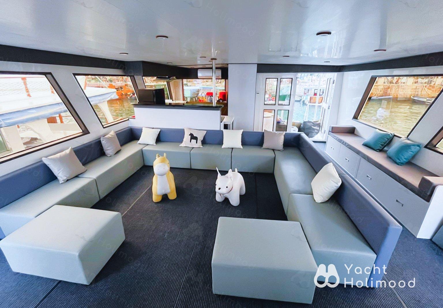 JW01 Chill Yacht 早禾坑船屋體驗 — Holimood 香港遊艇租借，適合親子及水上活動