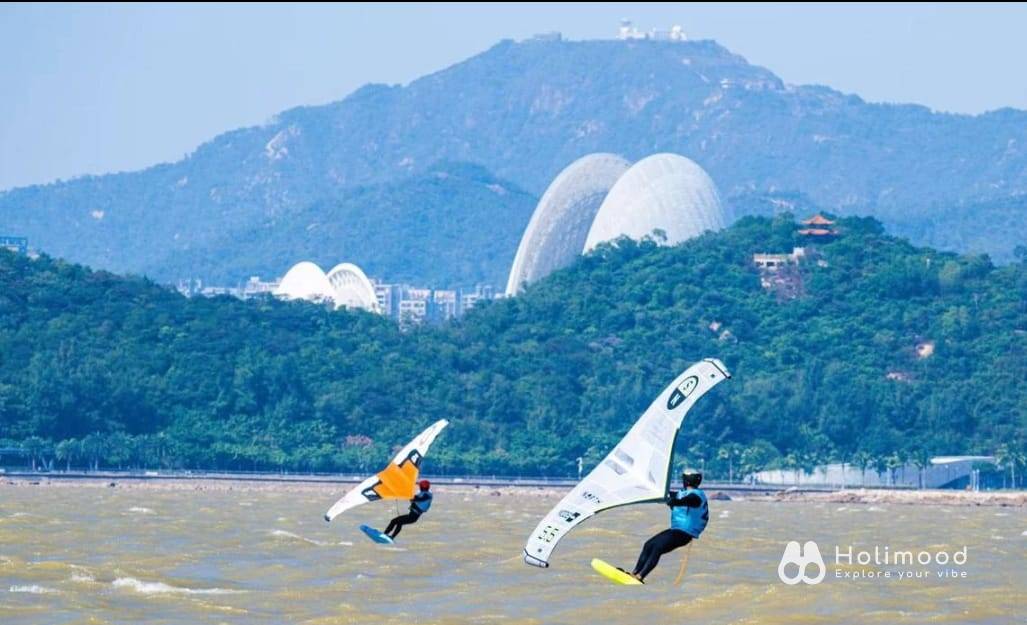 Hong Kong Kiteboarding School Windfoiling Class - Lantau Island 6