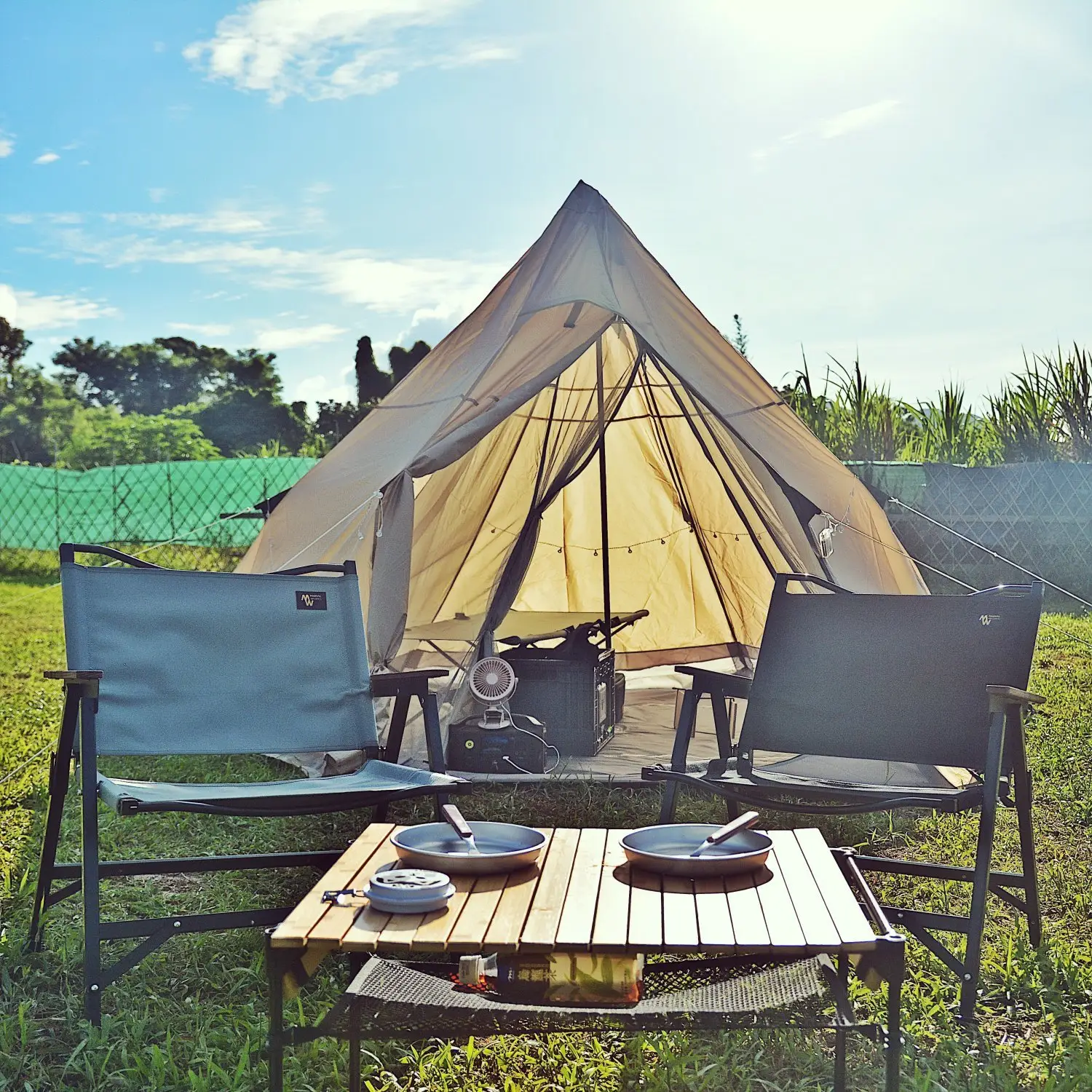 EC GO Camping Gear Rental - Professional Equipment·Rental Package Deals·Delivery & Self-pickup Hot brand D.O.D. Teepee tent gear rental set (for 2 pax) free delivery 3