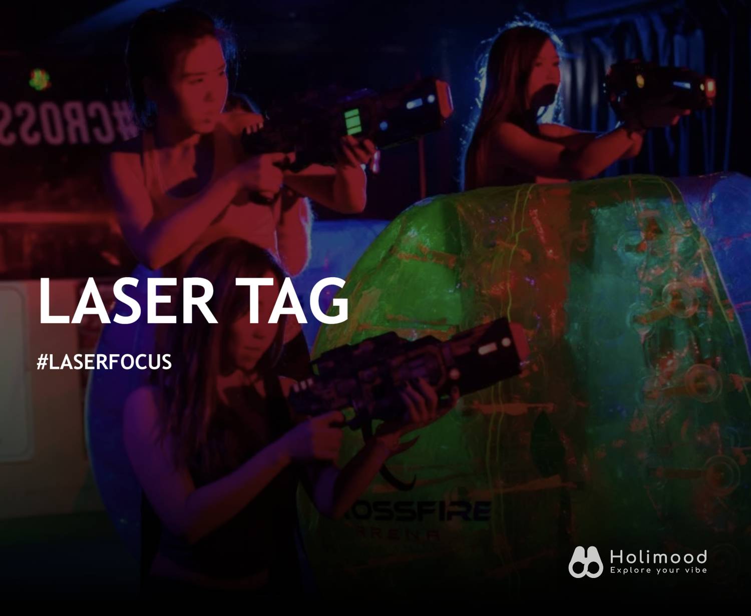 Crossfire Arena 【 Laser Tag 激光大戰】： Crossfire Arena  夜光室內槍戰 1