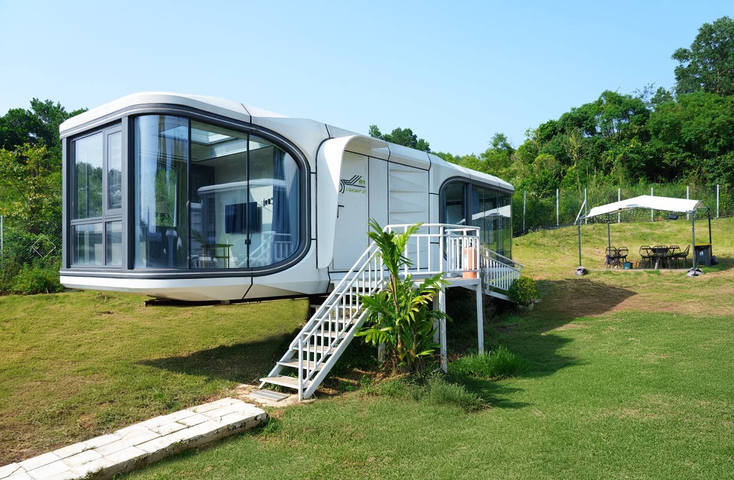 Park Nature Hillside | Starship Caravan·Glamping in Lin Ma Hang 【 Luxury Style LX 】Starship LX < 2-4 pax > 8