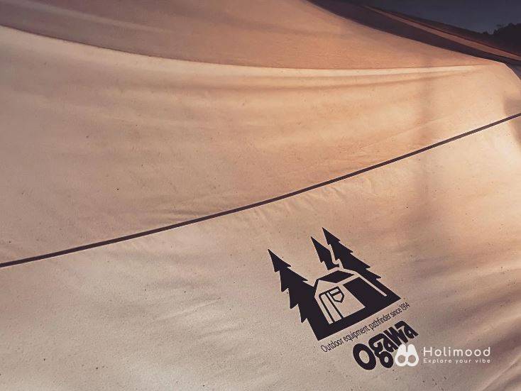 AutoCamper 【Japanese Vintage Camping Style】 Ogawa Glazed Window Khaki Tent Package (2 pax) 2