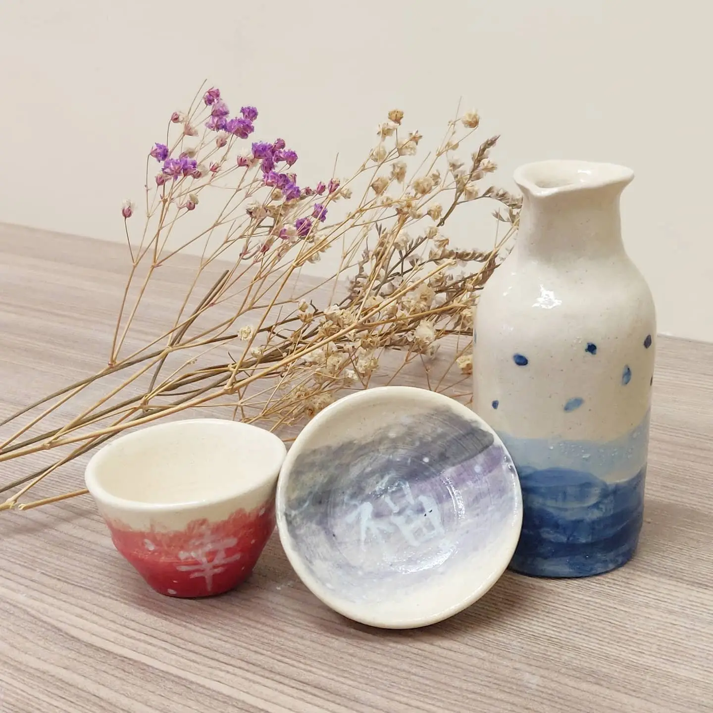 思陶藝術工作室 【手捏陶瓷工作坊】— 清酒套裝 SAKE SET 14