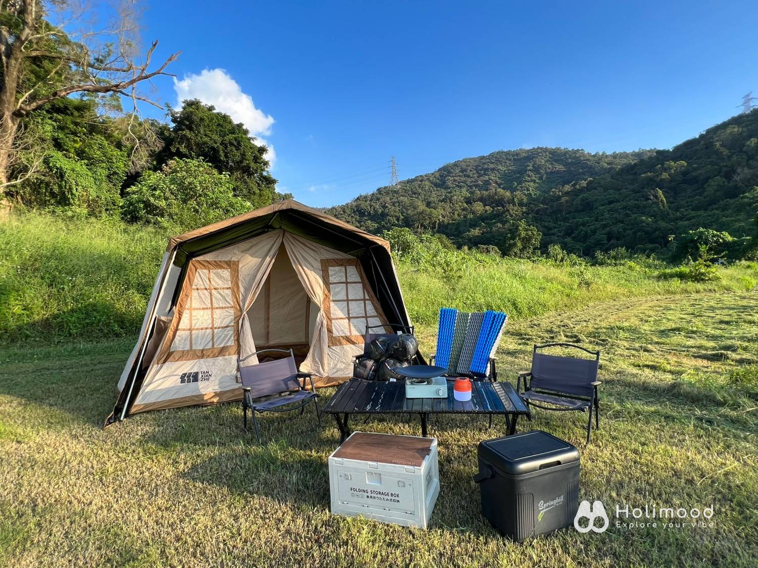 Nomad Terrace - Dome & Bell Tent & Glamping Tent 【罕有梯田露營區Zone C】2-4人和風小山屋露營(連精緻露營用具) 1