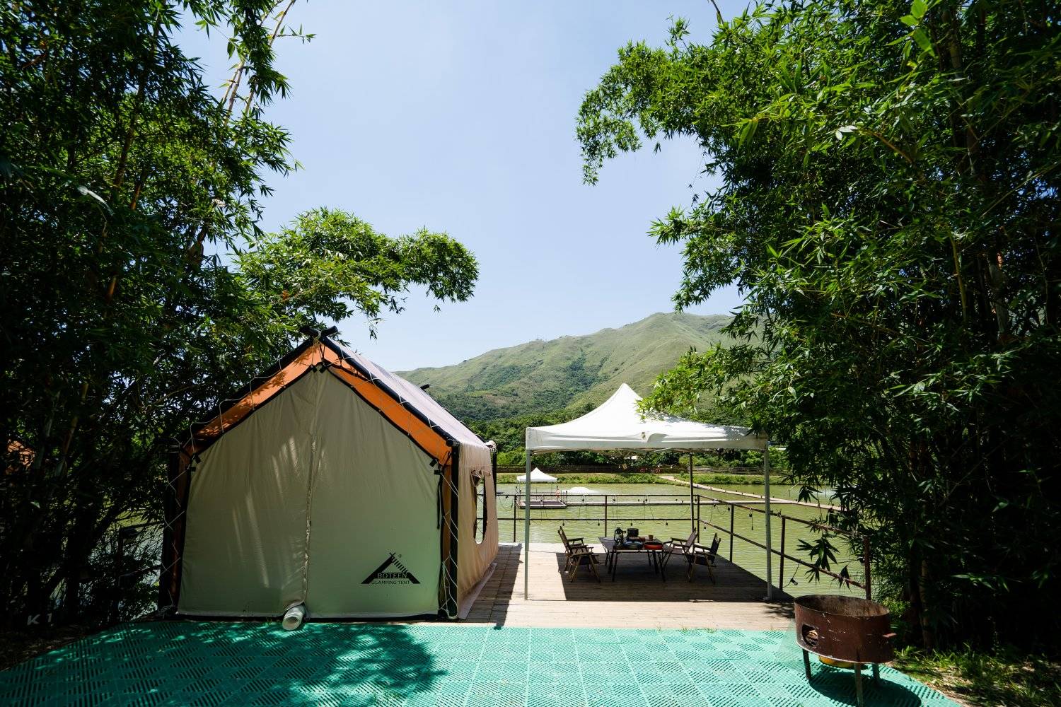 WeCamp 【全港獨家湖塘景】豪華冷氣小屋帳篷Zone K - 日營 /2日1夜體驗 (2-4人) 4
