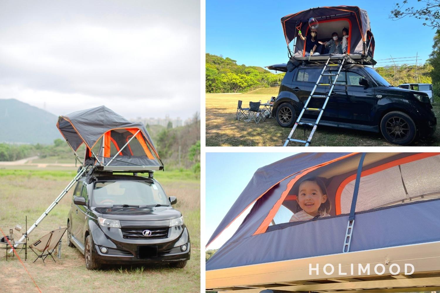 Top Tent Car Camping 【汽車露營】Toyota BB 車頂營體驗 (可攜帶寵物/租借營具) 1