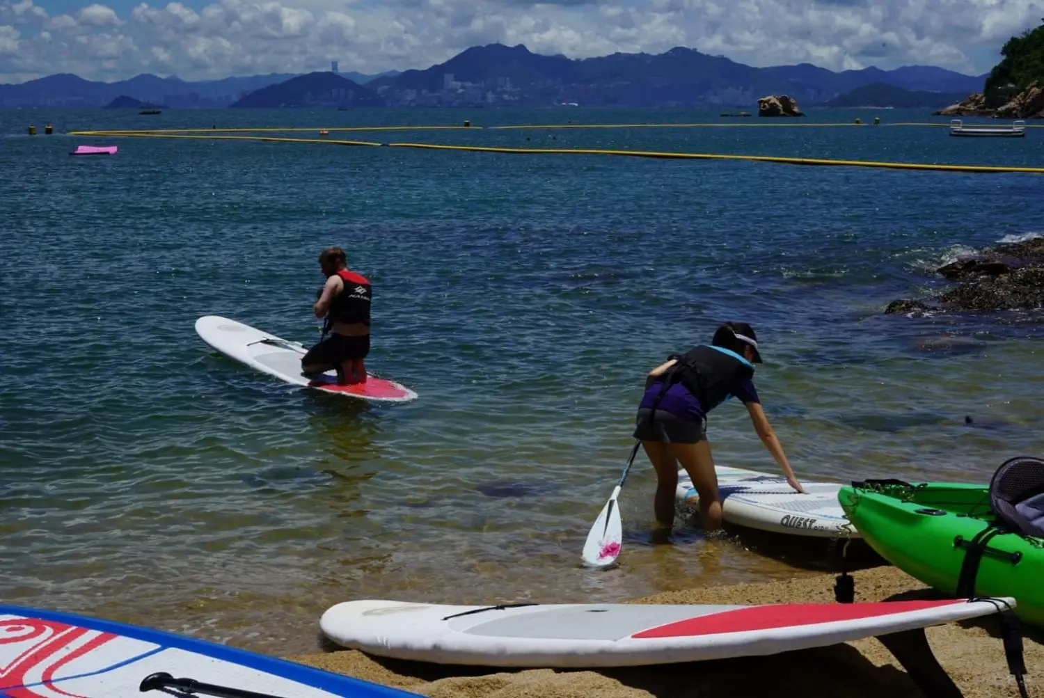 Cheung Chau Kayak Rental - J&J Water Sports Center 【長洲】四小時水上活動任玩體驗 (包SUP/Kayak/浮墊/沙灘網球) 7