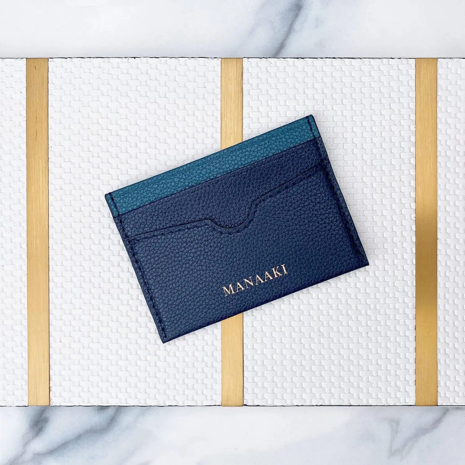 MANAAKI 【MANAAKI】半月卡片套(4卡位) 名片夾 小錢包 興趣班 皮革工作坊 1