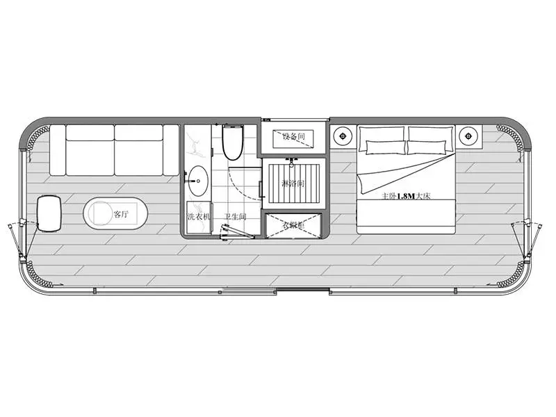 Park Nature Hillside | Starship Caravan·Glamping in Lin Ma Hang 【Moon Horizon H7】( 2-4pax ) 3