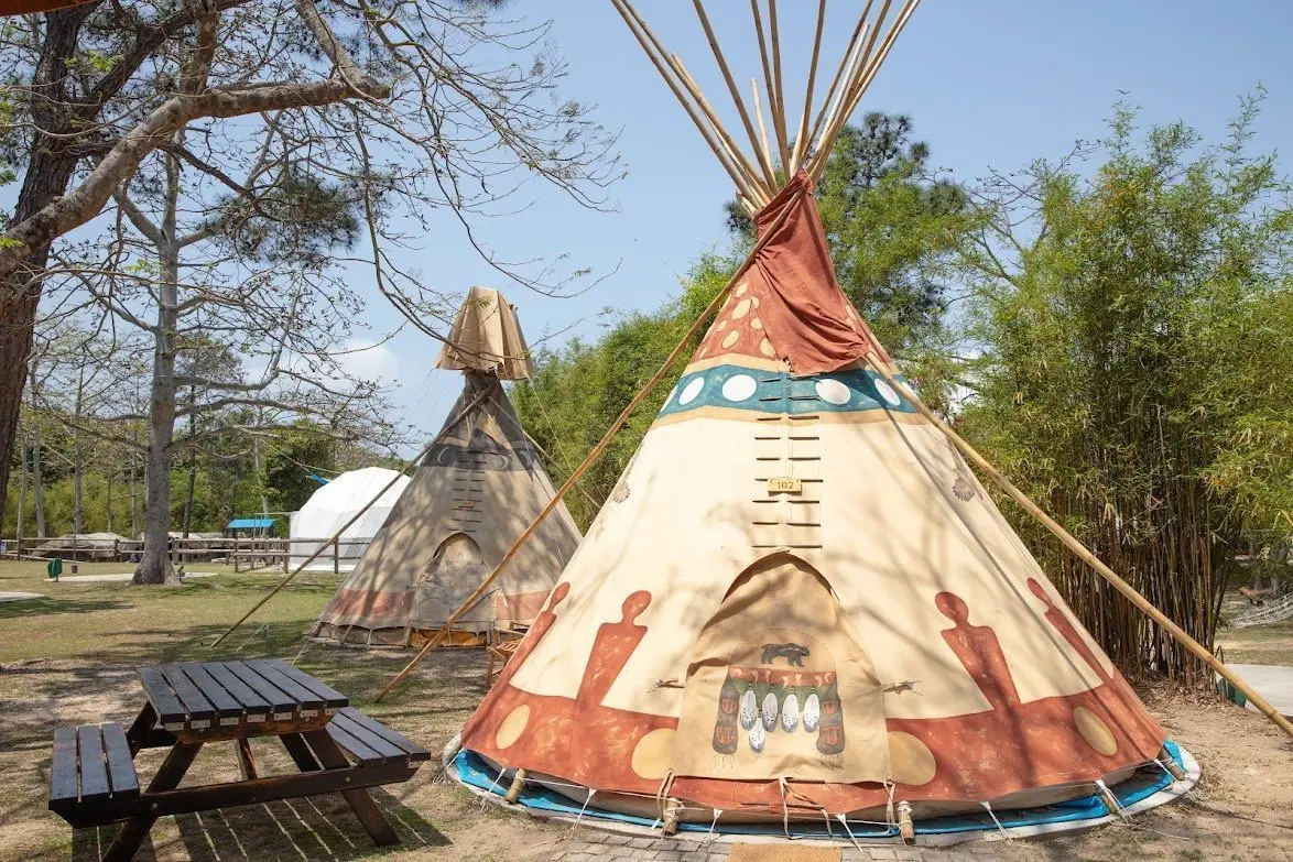 Cheung Chau Sai Yuen Camping - Camping Areas、Glamping Experience、Adventure Activities Sapa Teepee (4pax) 7