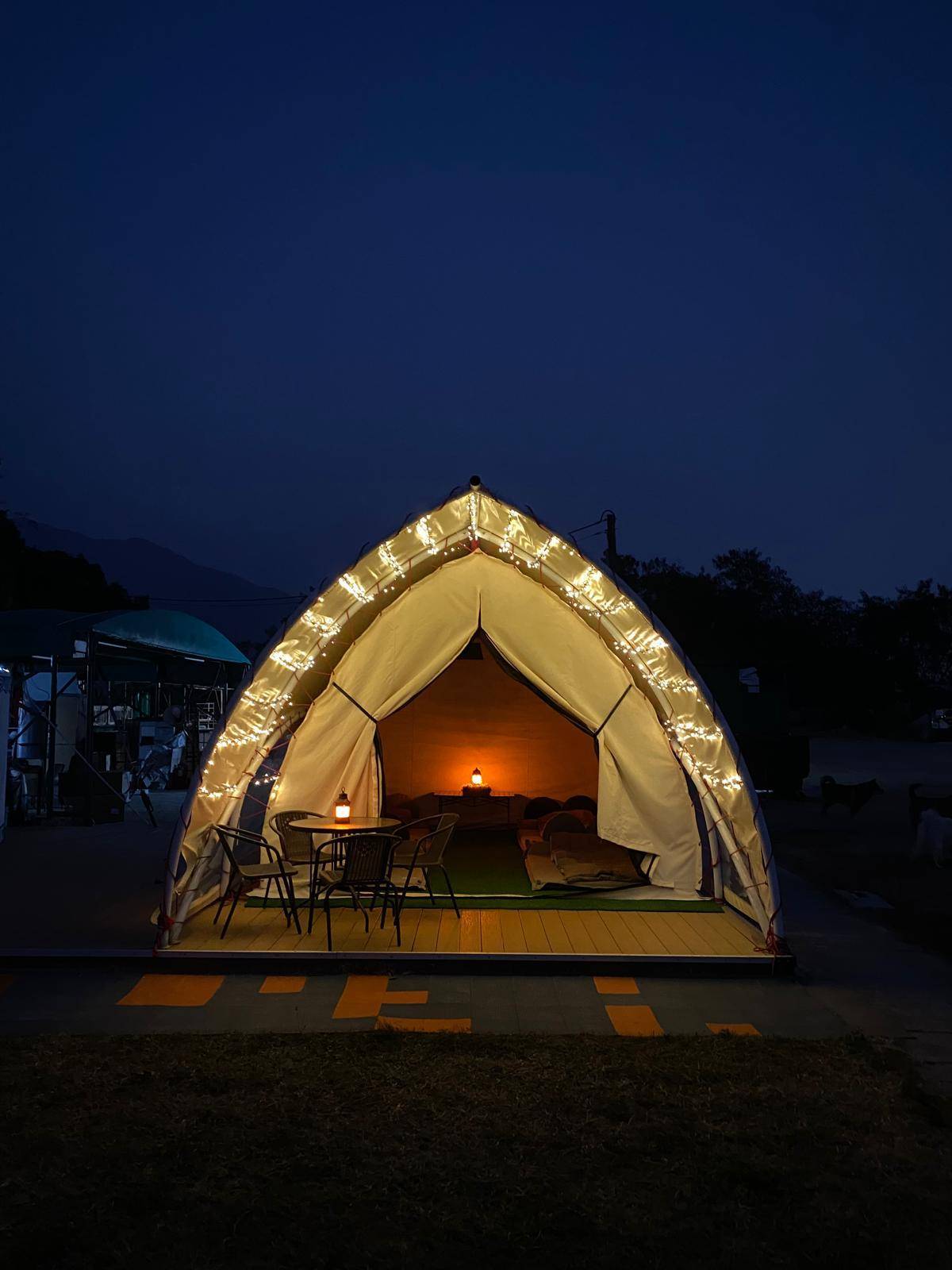Nuts Camping 【Kam Tin Party Glamping】Yuen Long Giant Sailboat Camping Experience (6-8 people) 2