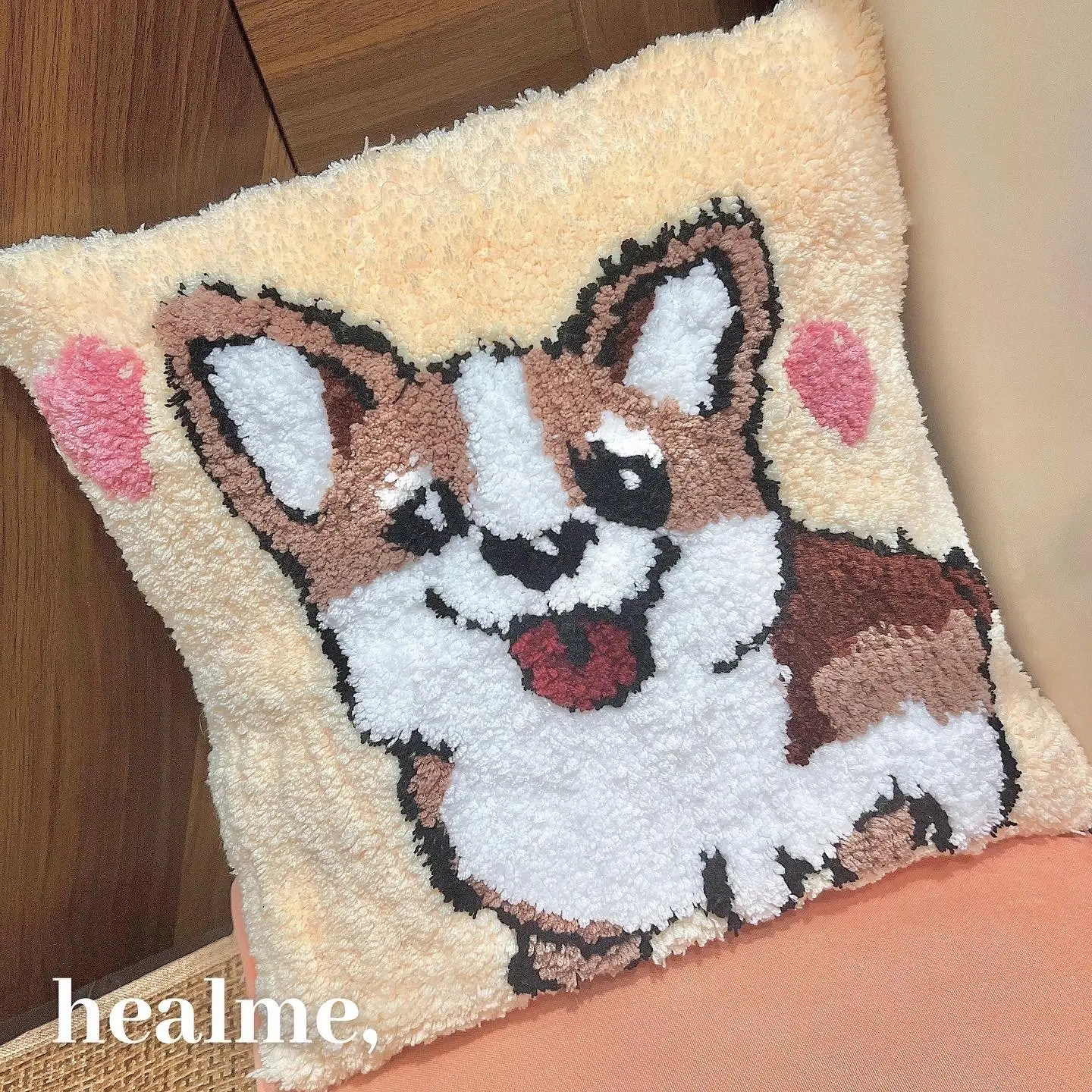 Heal Me Art 【Tufting 毛氈工作坊】DIY Cushion/毛毛袋/麻質袋 8