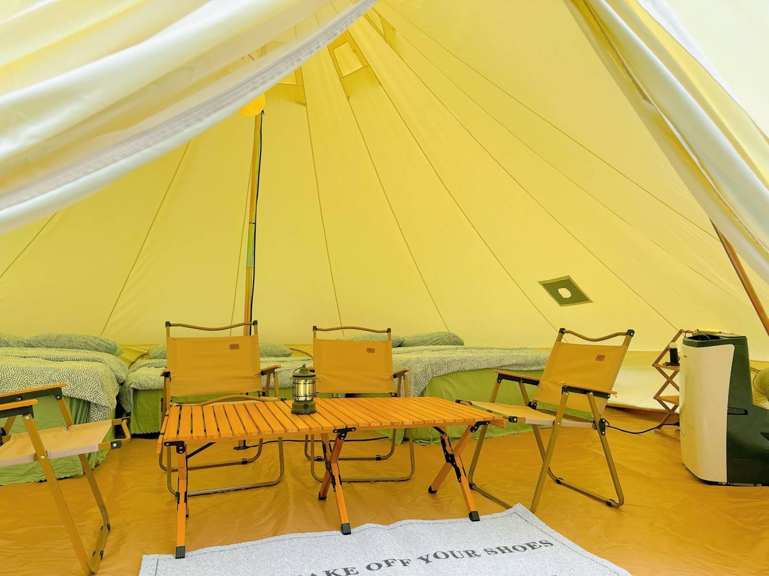 綠行鳥 - 大棠Car Camping + Glamping & 紅葉營地 【大棠豪華露營】六人蒙古包 獨立營位 連元朗生態園入場券 1