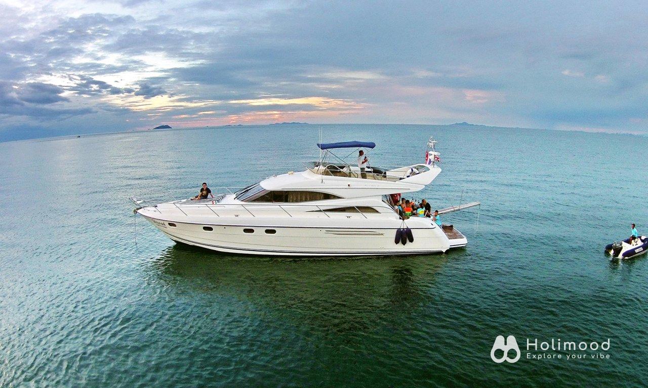 Holimood Int'l Thailand PRINCESS 56| Pattaya Super Chill One-Day Boat Charter [Included Hotel transfer] Must try! 1