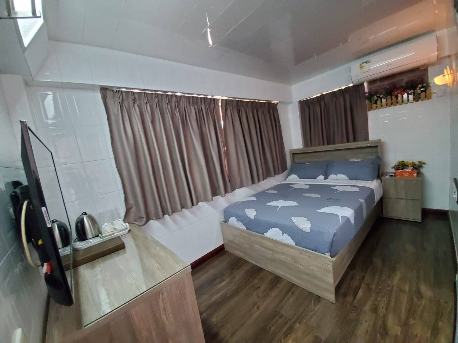 文麗華度假屋 【南丫島風光】104 海景雙人房間  (醉人海景, 即棄床單套裝) 1