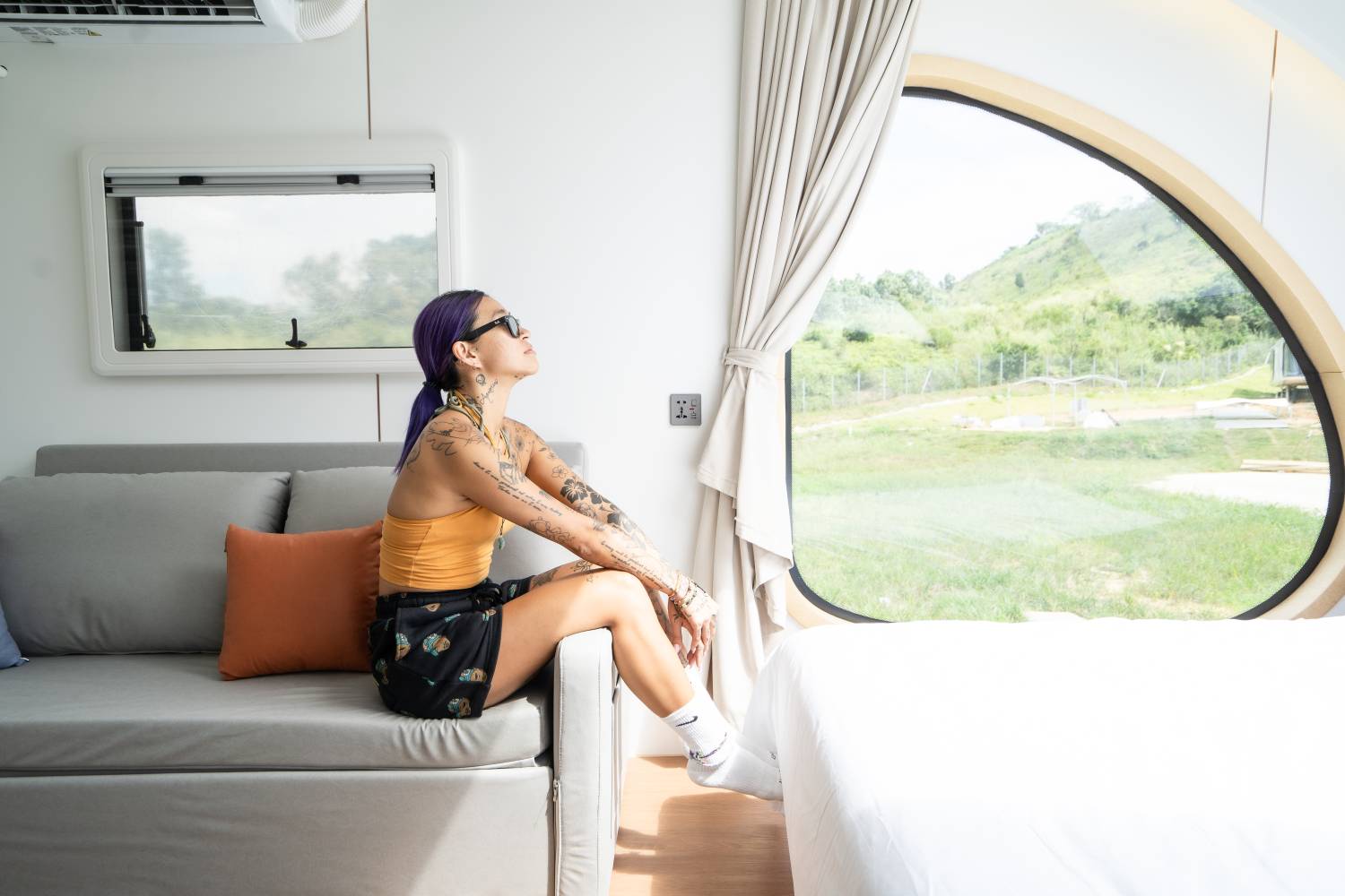 Park Nature Hillside Caravan Site Exclusive Offer 【Pet Friendly】Star Capsule ( 2-4pax ) 12