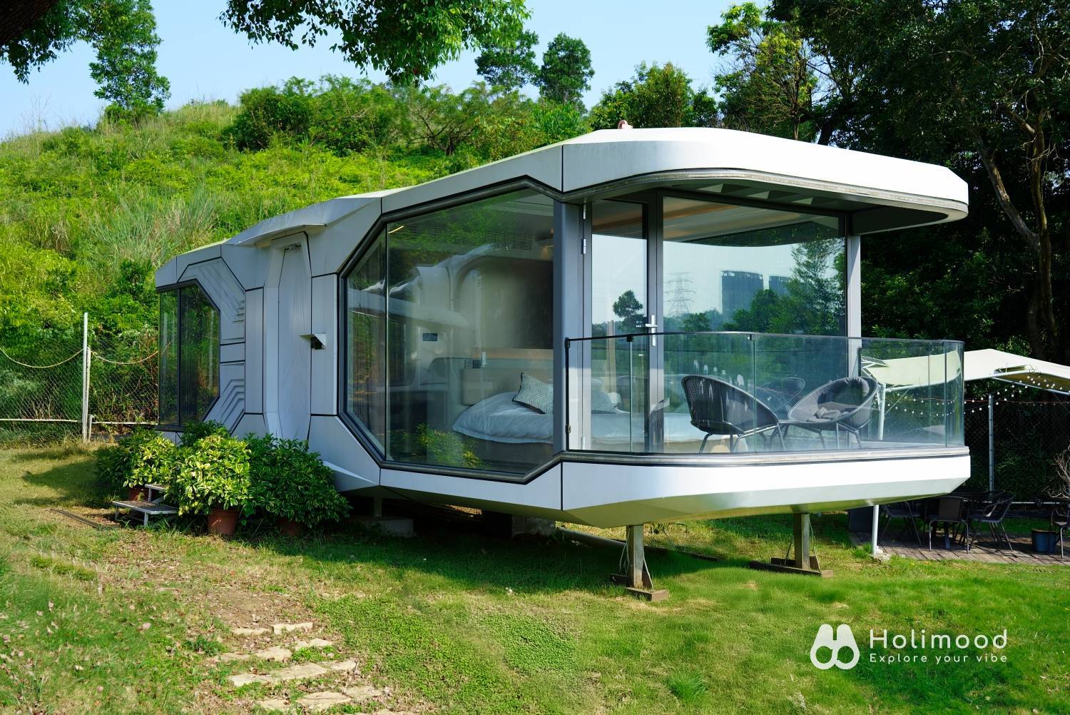 Park Nature Hillside | Starship Caravan·Glamping in Lin Ma Hang 【 Luxury Style LX 】Starship LX < 2-4 pax > 4