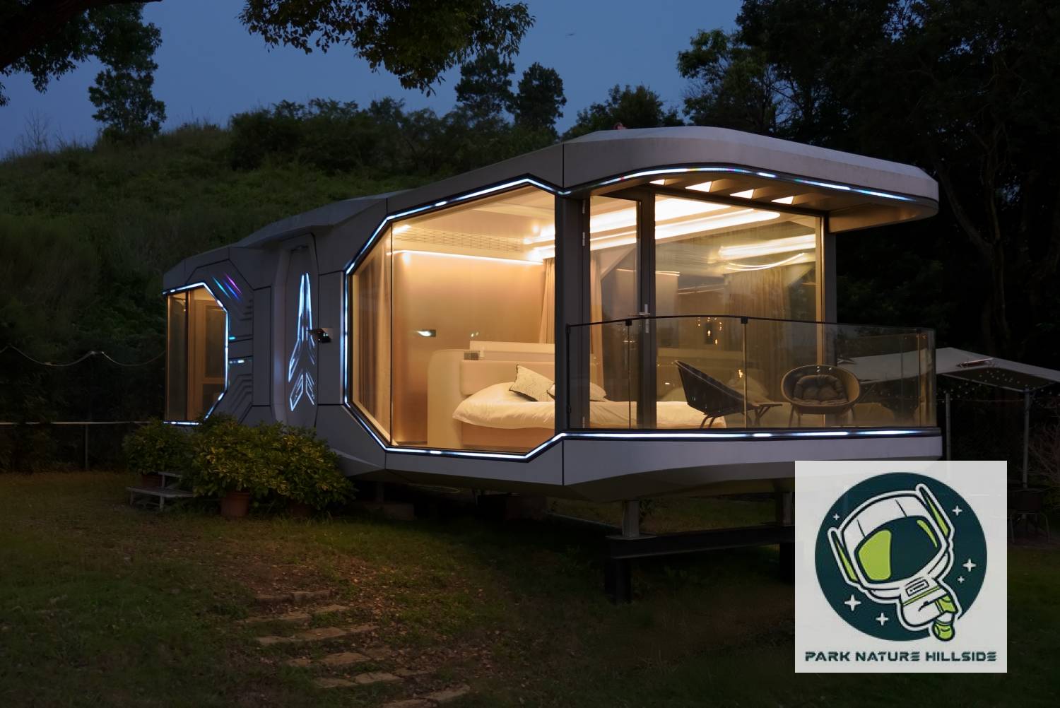 Park Nature Hillside Caravan Site Exclusive Offer 【Stylish Starship】Majestic X7 ( 2-4pax ) 2