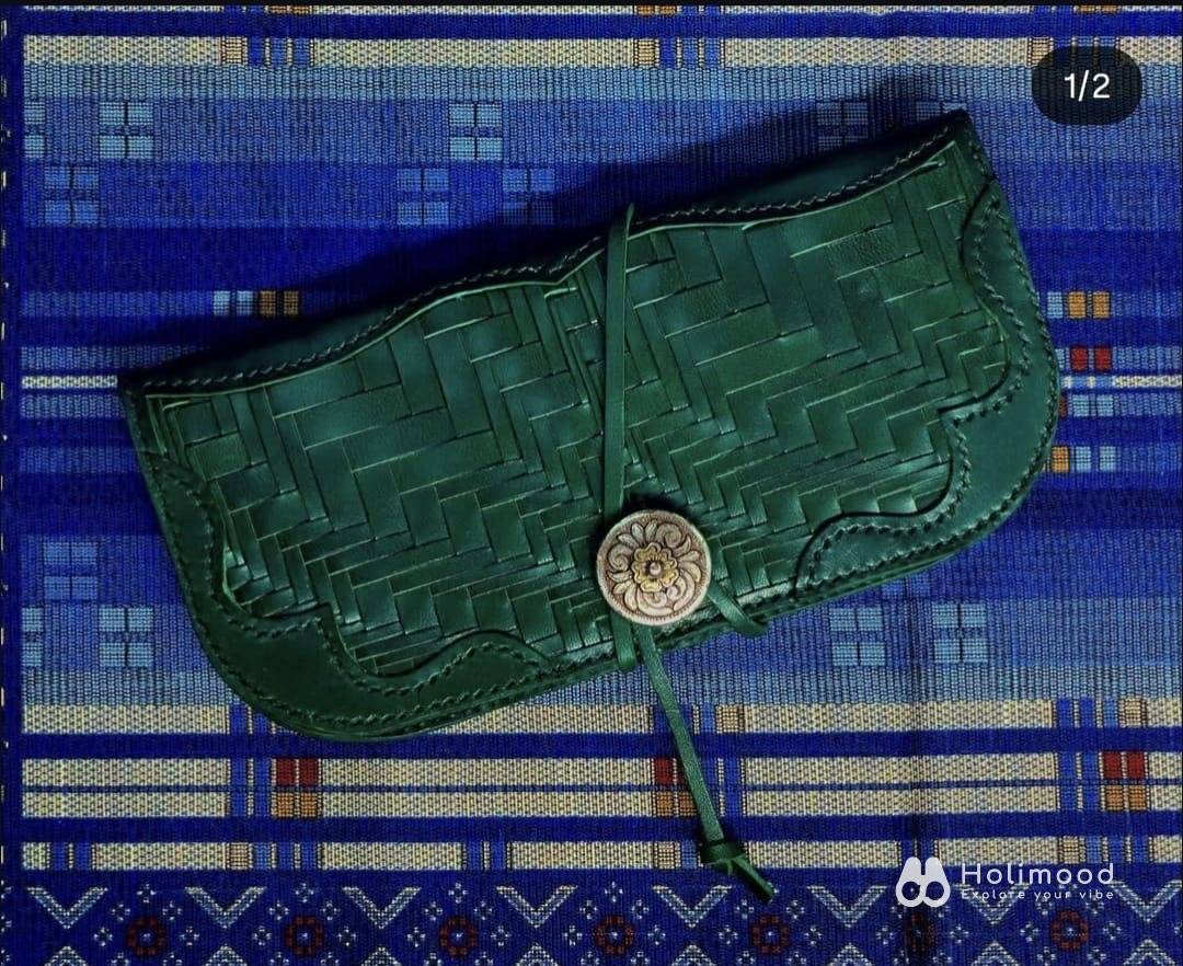 The Handcrafter Workshop 金屬工藝、皮革、押花工作坊、保鮮花 編織皮革束口小包工作坊-/ 手工皮革6吋索袋/ 短銀包工作坊 7