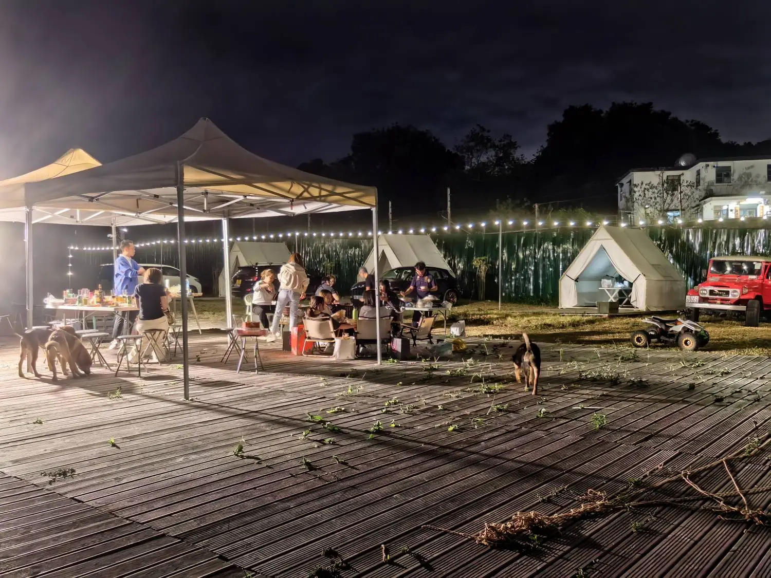 WE CAMP 元朗露營 - 15萬呎營地|豪華露營、汽車露營、塘景露營體驗 【超大草原C-zone】【自扎營】 車邊/露營Feel/豪華版BBQ/火鍋專用區/獨享場地 12