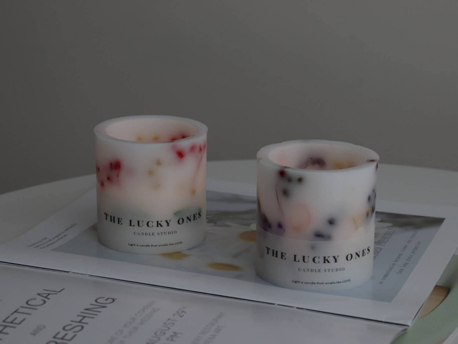 The Lucky Ones Candle Studio 【文青森系香氛蠟燭】乾花透光/果凍燭台工作坊 1