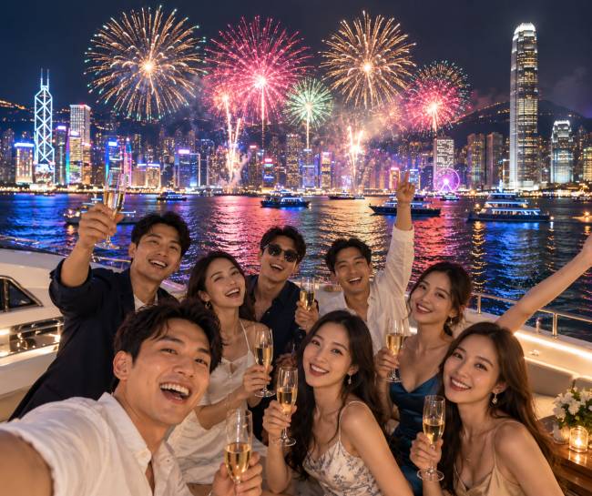 維港國慶煙花海上晚餐 & 自助暢飲 2026