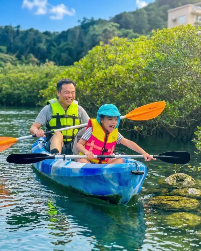 【西沙 Go Park Aqua】單人/雙人獨木舟 & SUP 直立板租借站｜馬鞍山水上活動新熱點｜西貢內灣起點