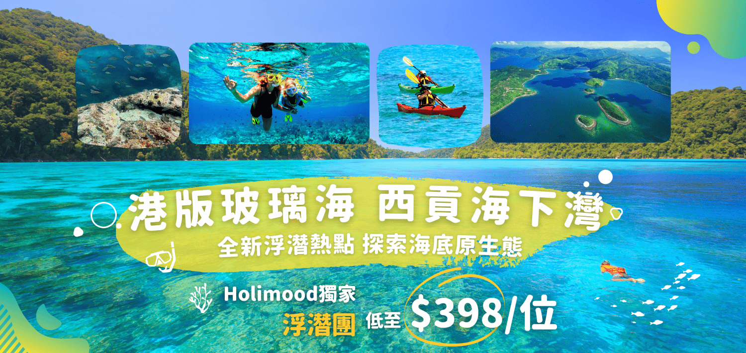 Holimood Promotion - 港版玻璃海 西貢海下灣   全新浮潛熱點 探索海底原生態