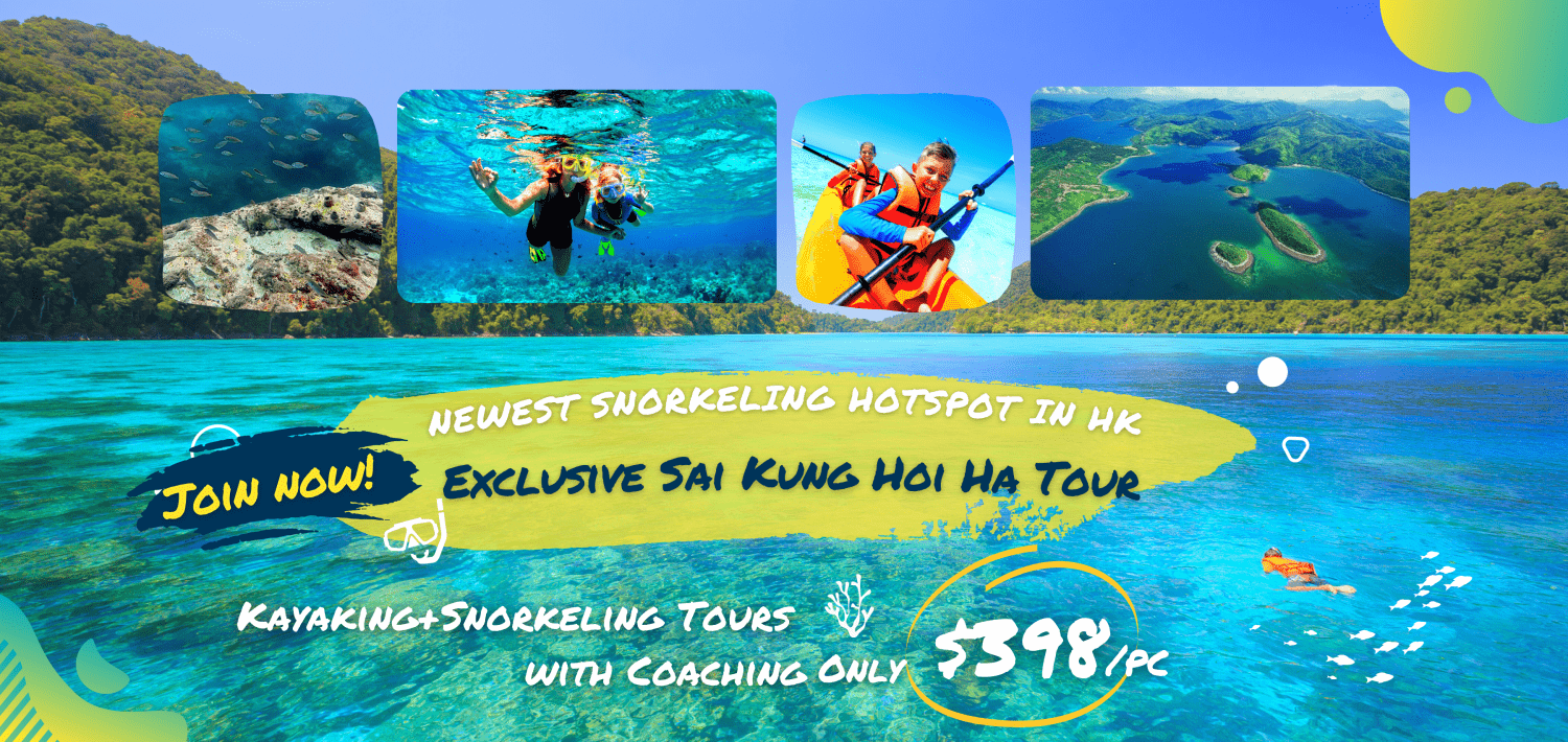 Holimood Promotion - Newest Snorkeling Hotspot in HK Join Exlcusive Sai Kung Hoi Ha Tour Now!