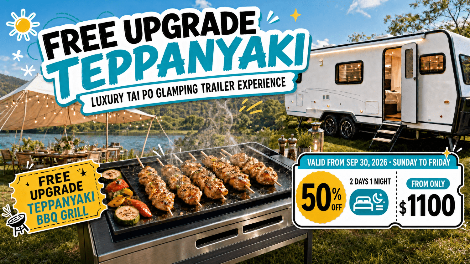 Holimood Promotion - Newest Glamping Site in Tai Po